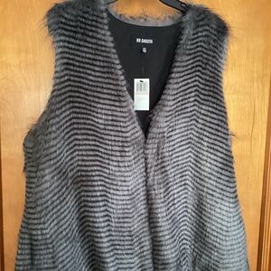 BB Dakota Faux Fur Vest Jacket 2X